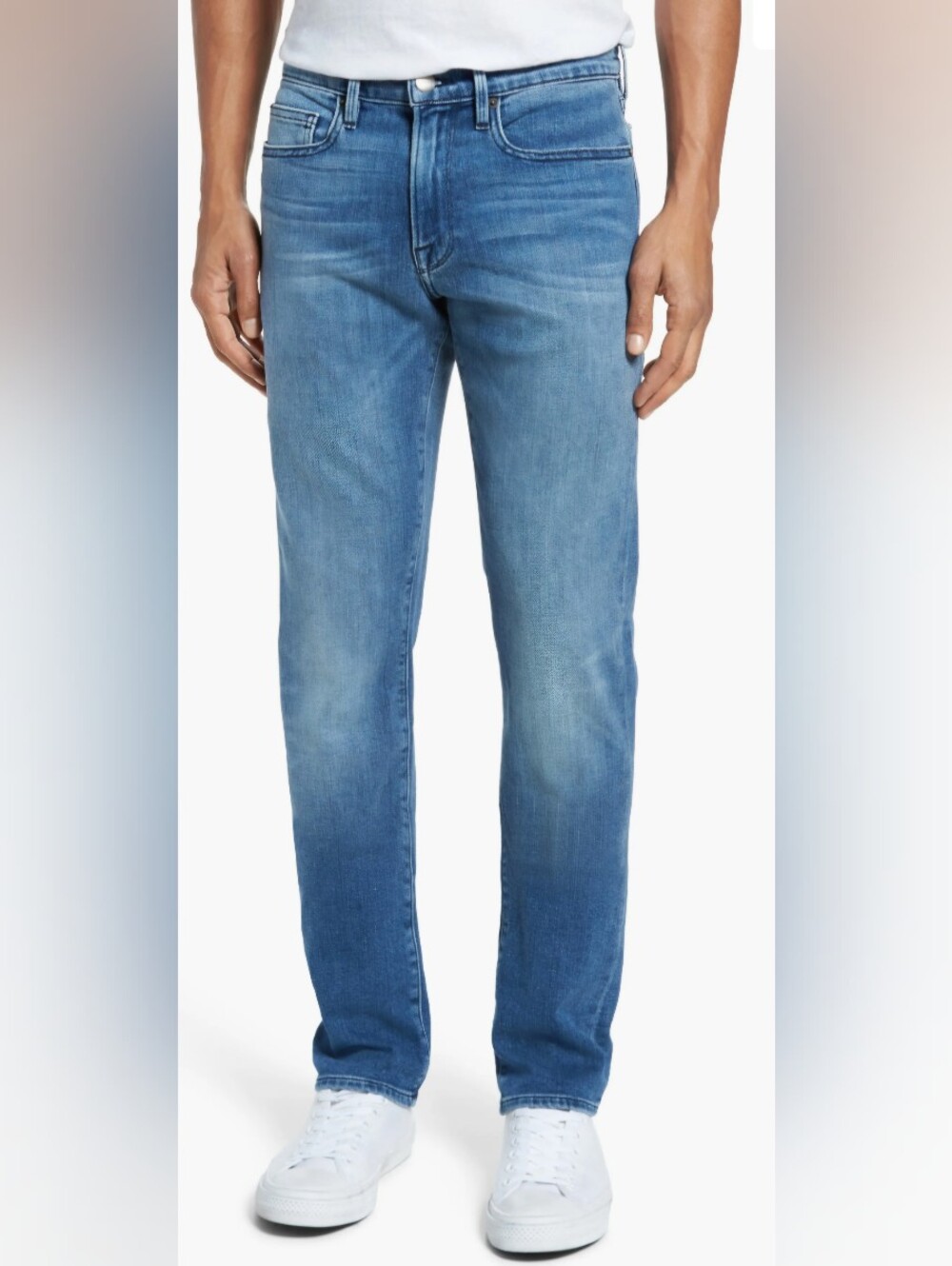 Frame Denim Men's L'Homme Slim Degradable Jeans In Polar Size 38 NWT